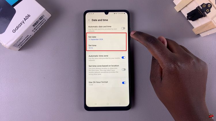 How To Change Date & Time On Samsung Galaxy A06