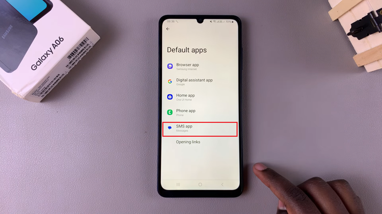 How To Change Default Messaging App On Samsung Galaxy A06