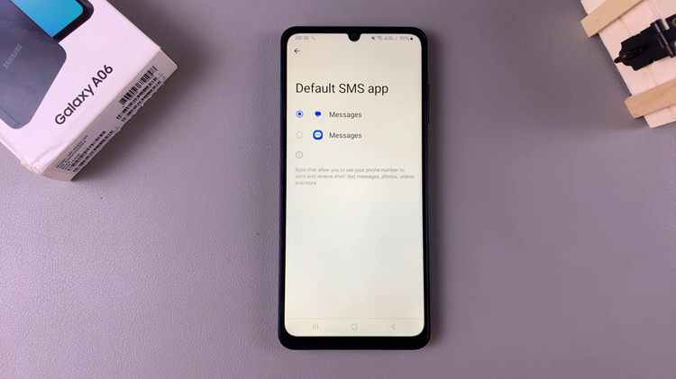 How To Change Default Messaging App On Samsung Galaxy A06