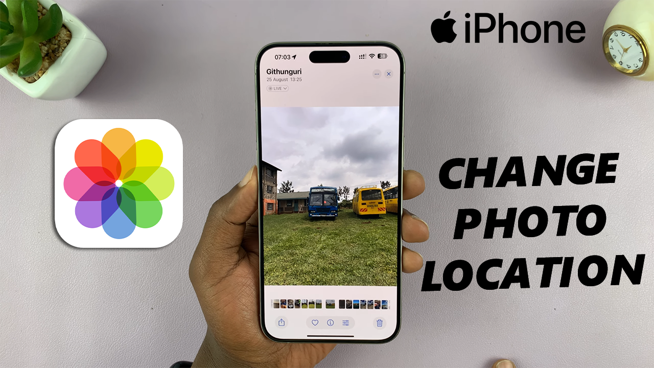 How To Change Location On iPhone Photos