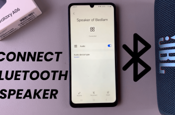 How To Connect Bluetooth Speaker To Samsung Galaxy A06