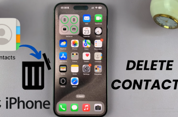 How To Delete Contacts On iPhone