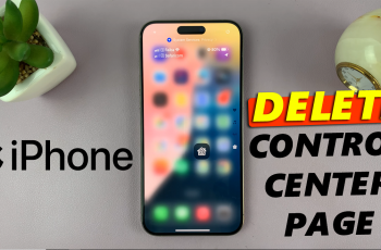 How To Delete Control Center Page On iPhone