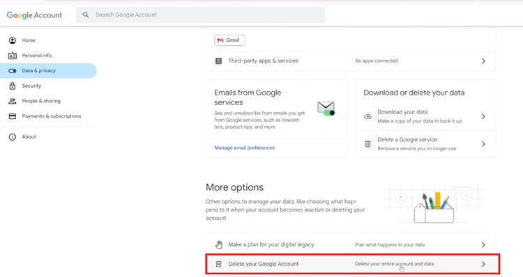 How To Delete Google Account Permanently