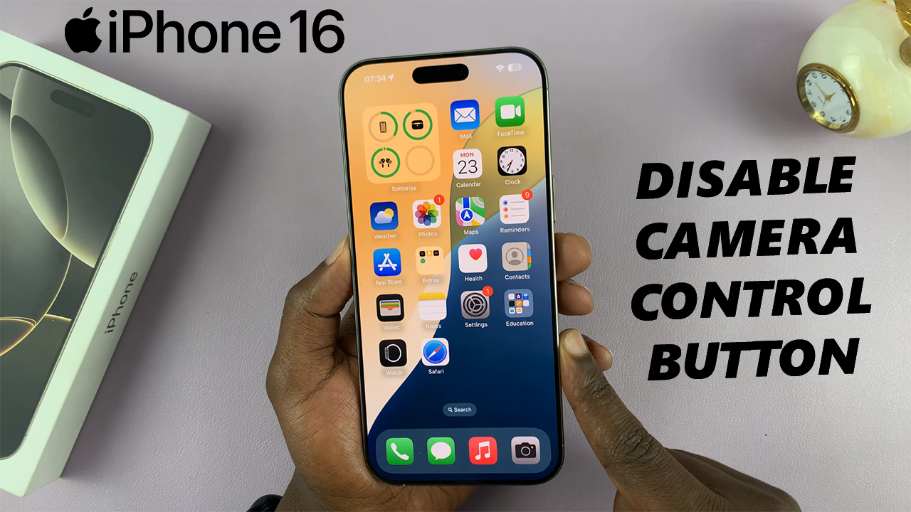 How To Disable Camera Control Button On iPhone 16 / 16 Pro