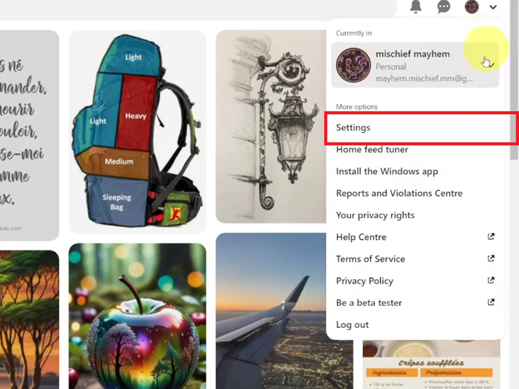 How To Disable Email Notifications From Pinterest