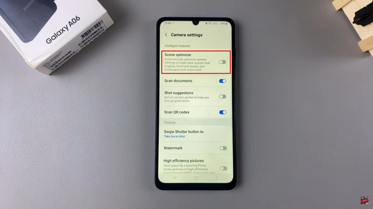 How To Enable Camera Scene Optimizer On Samsung Galaxy A06