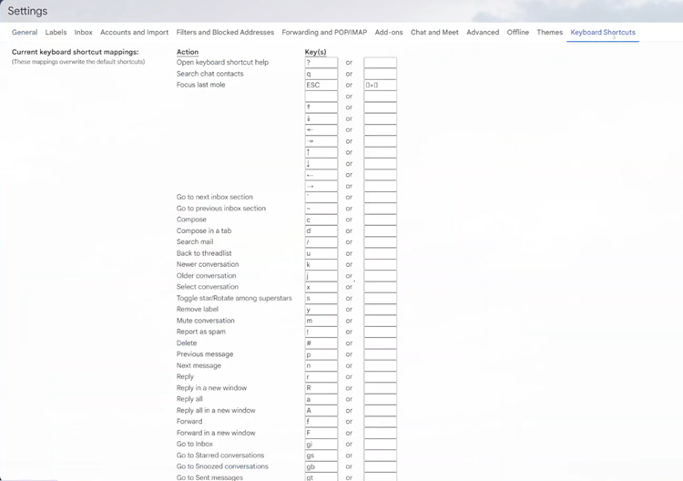 How To Enable & Customize Keyboard Shortcuts On Gmail