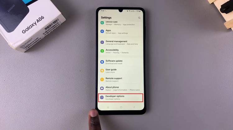 How To Enable Developer Options On Samsung Galaxy A06