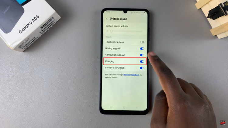 How To Enable & Disable Charging Sound On Samsung Galaxy A06