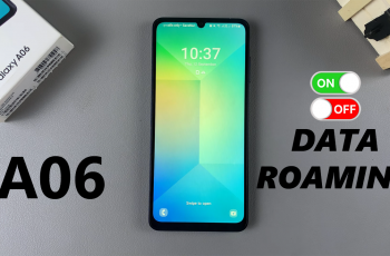 How To Enable/Disable Data Roaming On Samsung Galaxy A06