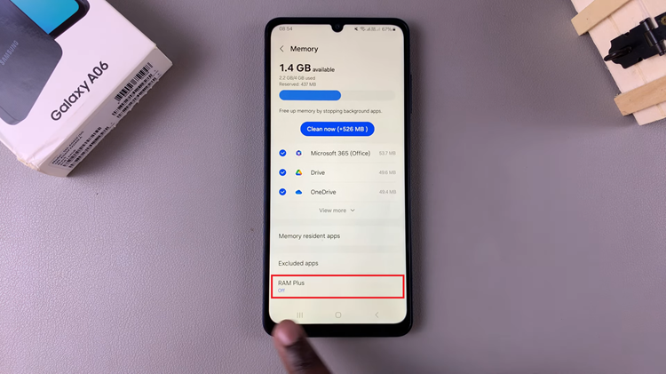 How To Enable RAM Plus On Samsung Galaxy A06