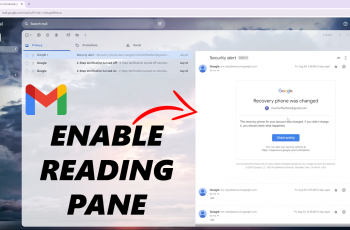 How To Enable Reading Pane On Gmail