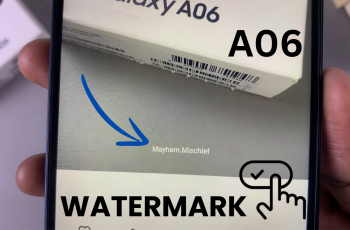 How To Enable Watermarks On Samsung Galaxy A06