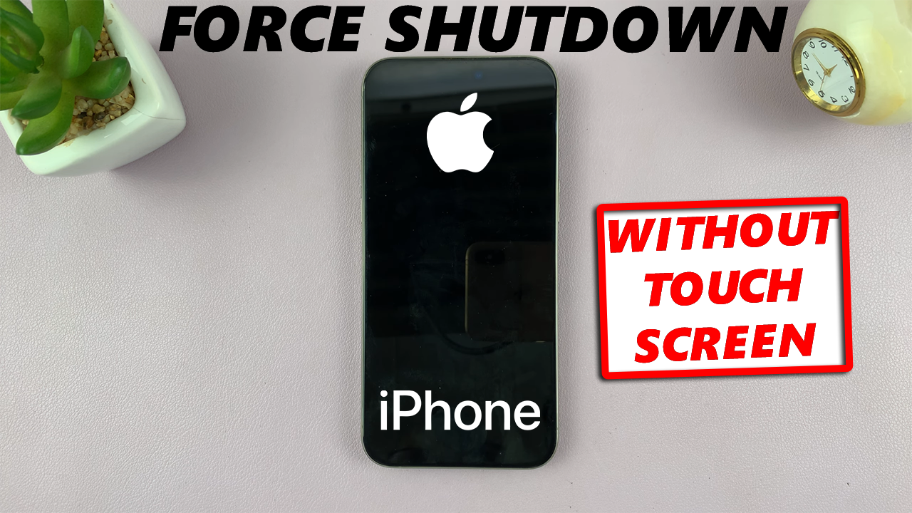 How To Force Shutdown iPhone Without Touch Screen