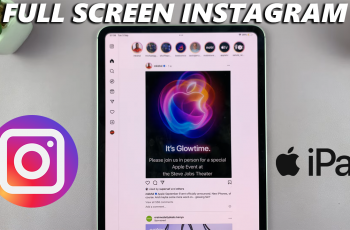 How To Get Full Screen Instagram On iPad