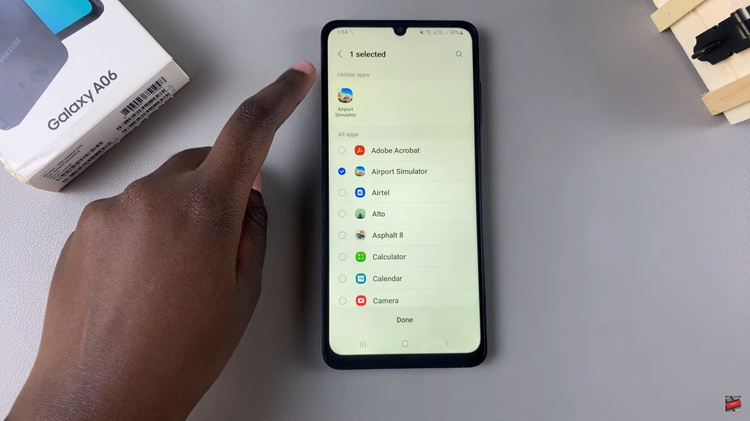 How To Hide & Unhide Apps On Samsung Galaxy A06