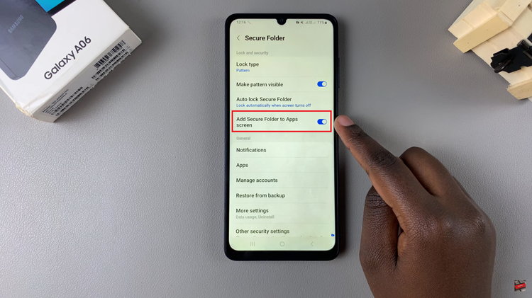 How To Hide & Unhide Secure Folder On Samsung Galaxy A06