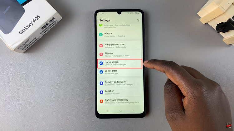 How To Lock Home Screen Layout On Samsung Galaxy A06