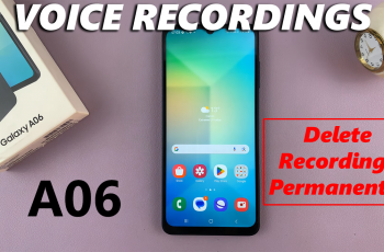 How To Permanently Delete Voice Recordings On Samsung Galaxy A06