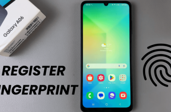 How To Register Fingerprint On Samsung Galaxy A06