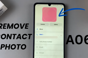 How To Remove Contact Photo On Samsung Galaxy A06