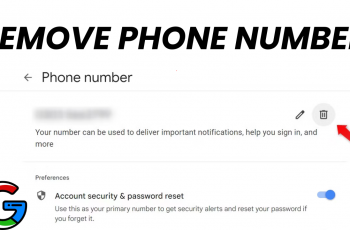 How To Remove Phone Number From Google Account
