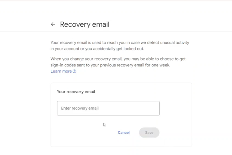 How To Remove Recovery Email From Google Account