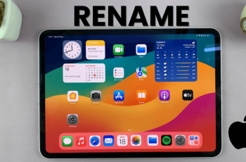 How To Rename iPad