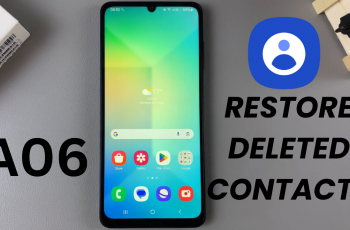 How To Restore Deleted Contacts On Samsung Galaxy A06