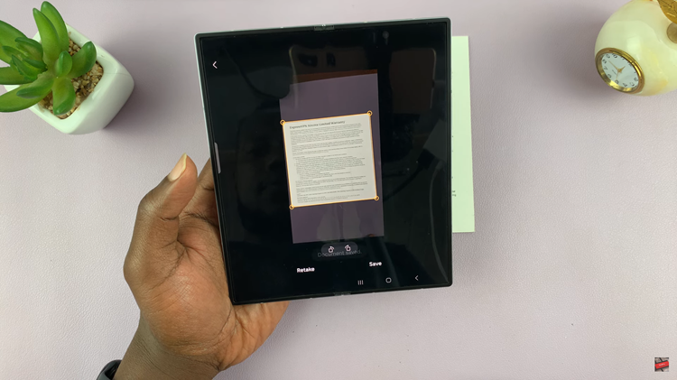 How To Scan Documents On Samsung Galaxy Z Fold 6