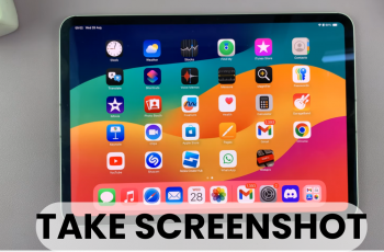 How To Screenshot On iPad