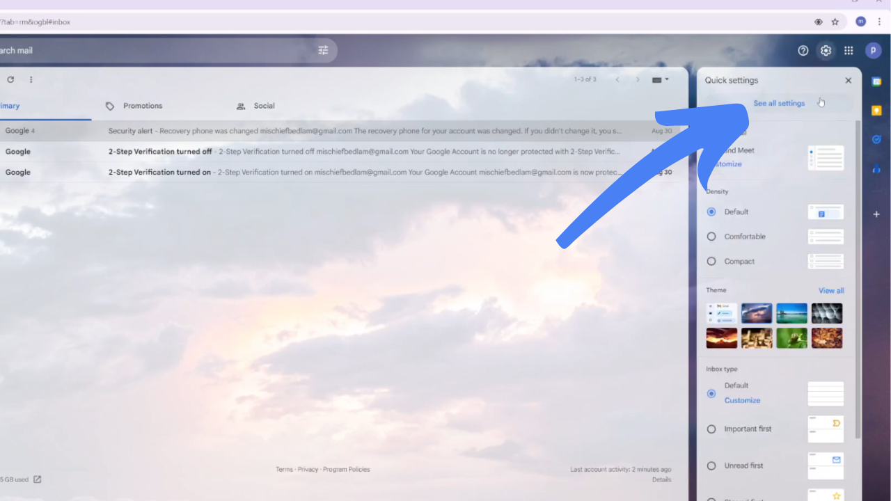 Enable Desktop Notifications For Gmail