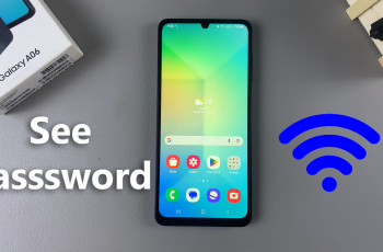 How To See Wi-Fi Password On Samsung Galaxy A06