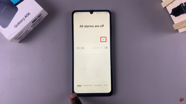 How To Set Alarm On Samsung Galaxy A06