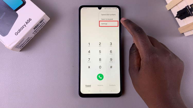 How To Show/Hide Caller ID On Samsung Galaxy A06