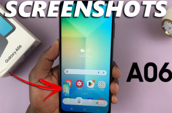 How To Take Screenshot On Samsung Galaxy A06