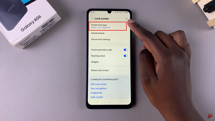 How To Temporarily Disable Fingerprint Lock On Samsung Galaxy A06