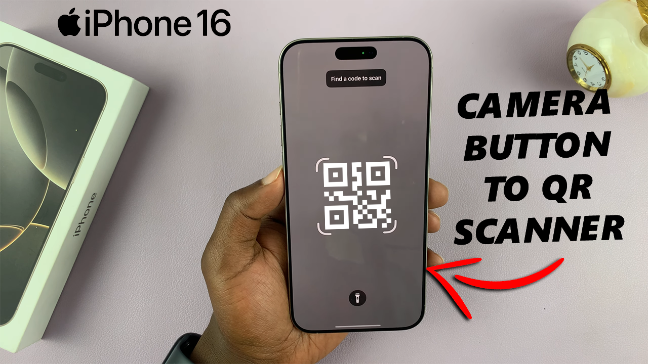 How To Turn Camera Control Button To QR Code Scanner On iPhone 16