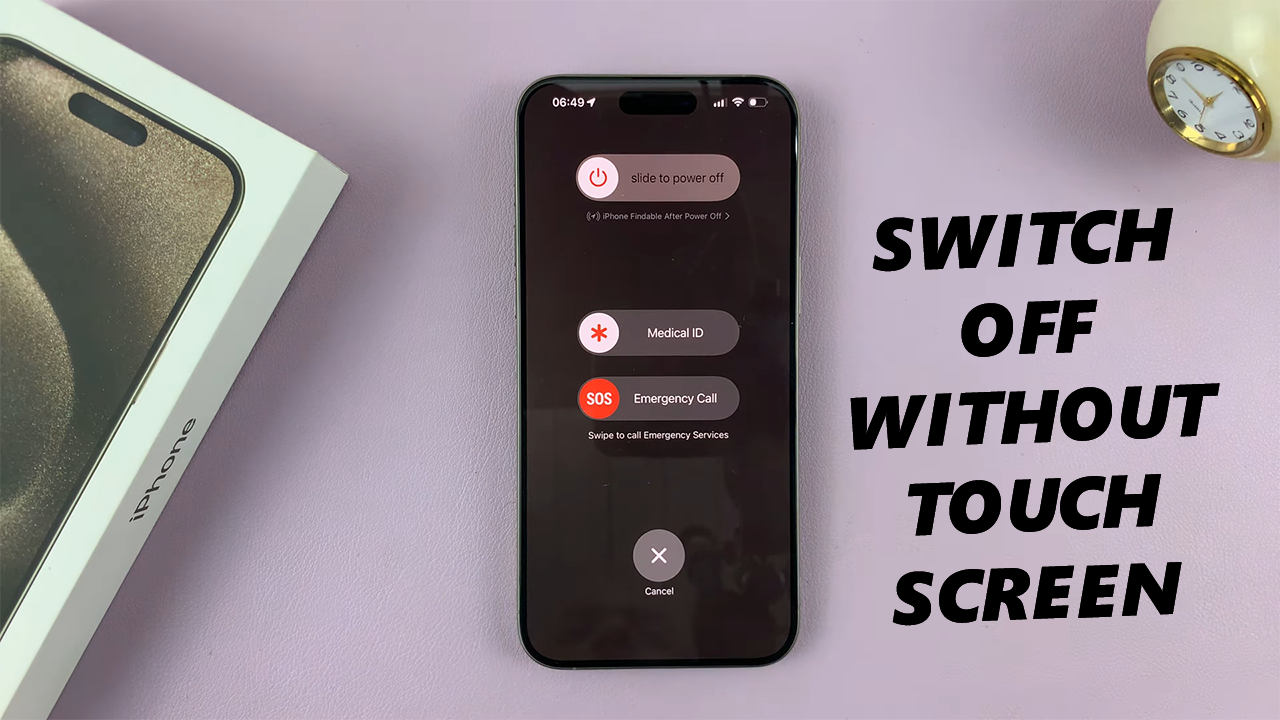 How To Turn OFF Any iPhone Without Touch Screen