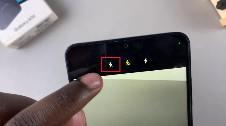 How To Turn ON & OFF Camera Flash On Samsung Galaxy A06