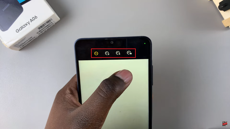 How To Turn ON & OFF Camera Timer On Samsung Galaxy A06