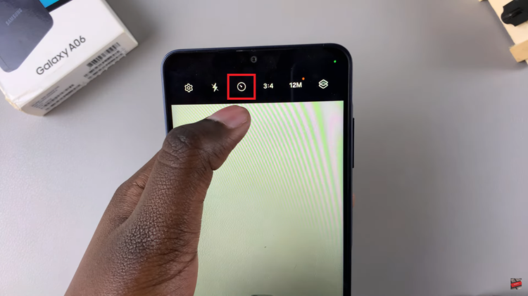 How To Turn ON & OFF Camera Timer On Samsung Galaxy A06