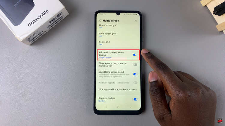 How To Turn ON & OFF Google Feed On Samsung Galaxy A06