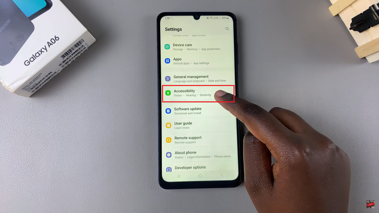 How To Turn ON & OFF Live Captions On Samsung Galaxy A06