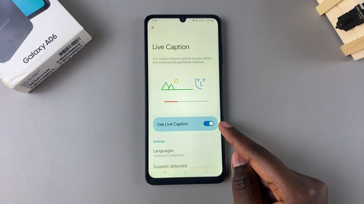 How To Turn ON & OFF Live Captions On Samsung Galaxy A06