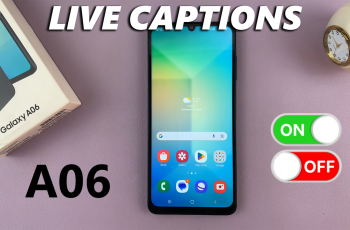 How To Turn ON/OFF Live Captions On Samsung Galaxy A06