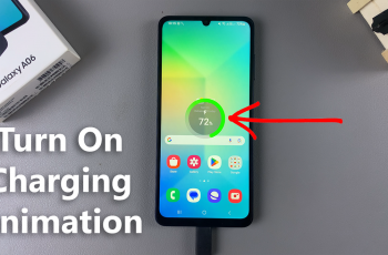 How To Turn On Charging Animation On Samsung Galaxy A06