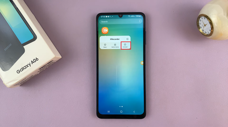 How To Uninstall Apps On Samsung Galaxy A06