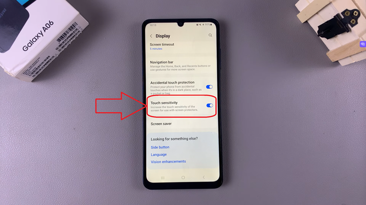 Increase Touch Sensitivity On Samsung Galaxy A06